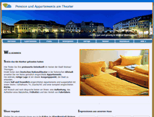 Tablet Screenshot of pension-weimar.net